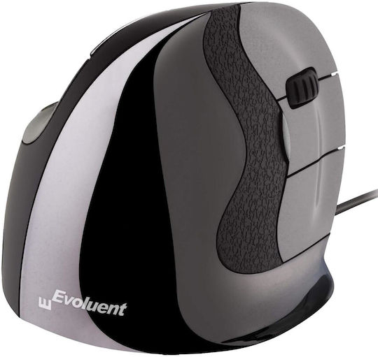 Wired Ergonomic Vertical Mouse Gray