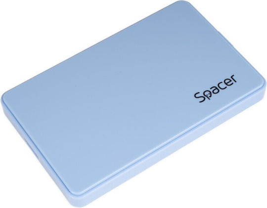 Spacer External Rack 2.5 Inch Hdd Ssd Sata Interface Pc Usb 3.0 Blue
