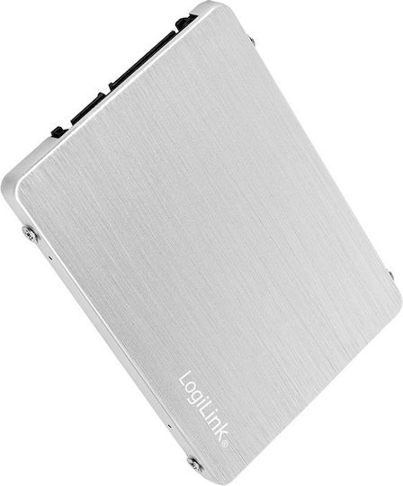 LogiLink Carcasă pentru unitate de hard disk 2.5" / M.2 SATA III cu conexiune SATA în culoarea Argintiu