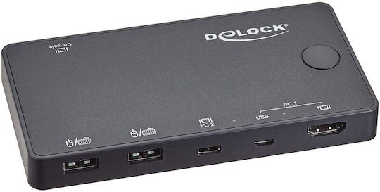 DeLock 11477 KVM & Data Switch with USB
