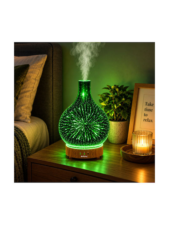 Ruhhy LED-Ultraschall-Aromatherapiegerät mit Timer Mehrfarbig 200 ml CMR-062