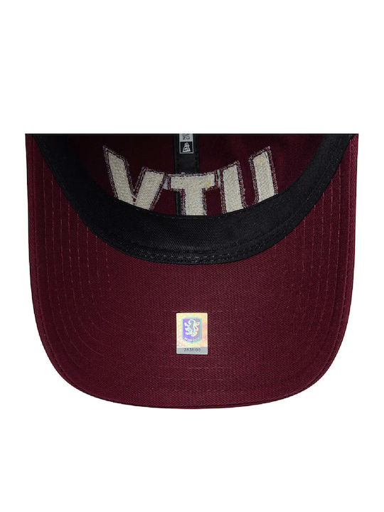 Aston Villa 9twenty шапка с козирка New Era Boucle червена 2026