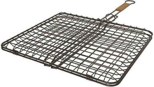 GMG Metallischer Antihaft-Grillrost mit Beinen für Fisch 46 x 37 cm