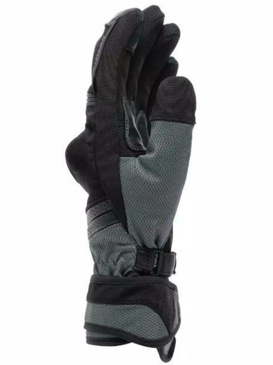 Teyde Men's 4-Season Waterproof Motorcycle Gloves Black/Army-Green