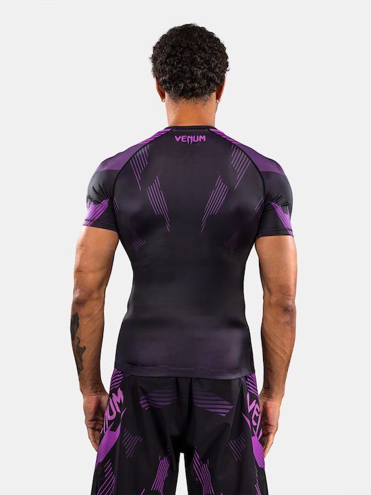 Venum Ανδρική Κοντομάνικη Μπλούζα VENUM-06256-107 για Jiu-Jitsu Μαύρη