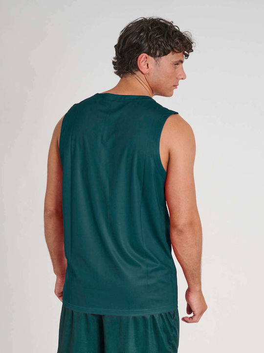 Leone 1947 Men's Sleeveless Martial Arts Shirt ABX326 Green