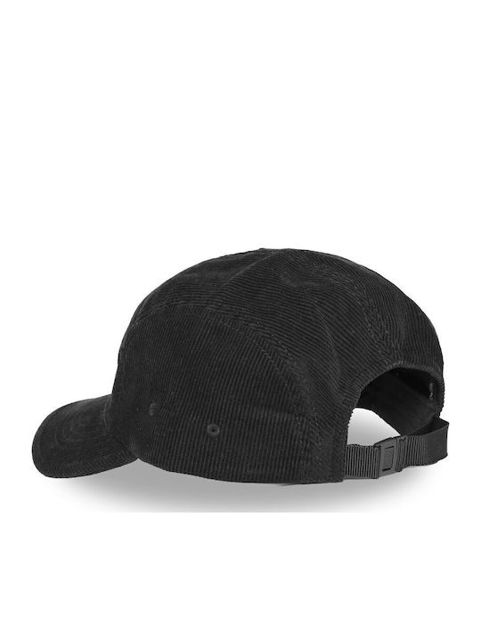Шапка Von Dutch – Черен Черен Кадифен Рипс