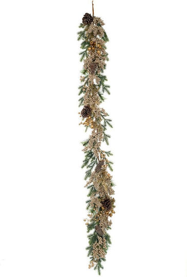 Grüne Weihnachtsgirlande 180 cm