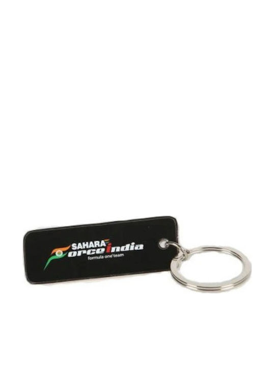 Force India Fi Team Logo Metal Keychain Black