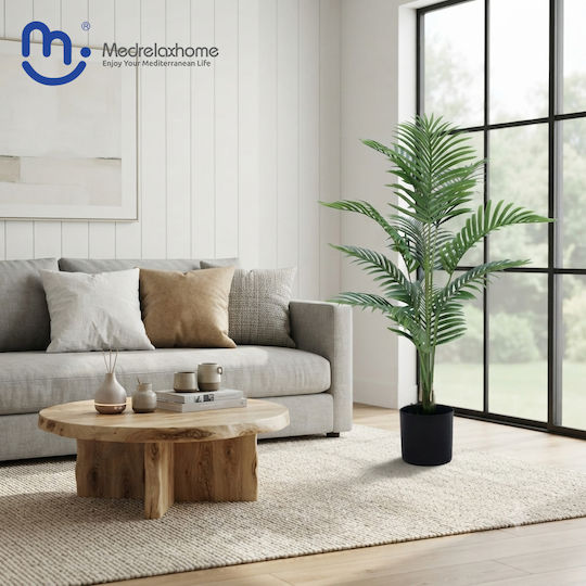 Medrelaxhome Decorative Artificial Palm Tree Plant H140cm