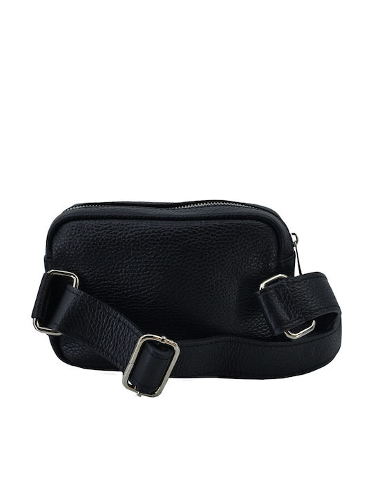 Leather Women's Shoulder Bag Black