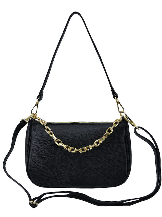 Leather Women's Handbag / Shoulder / Crossbody Black