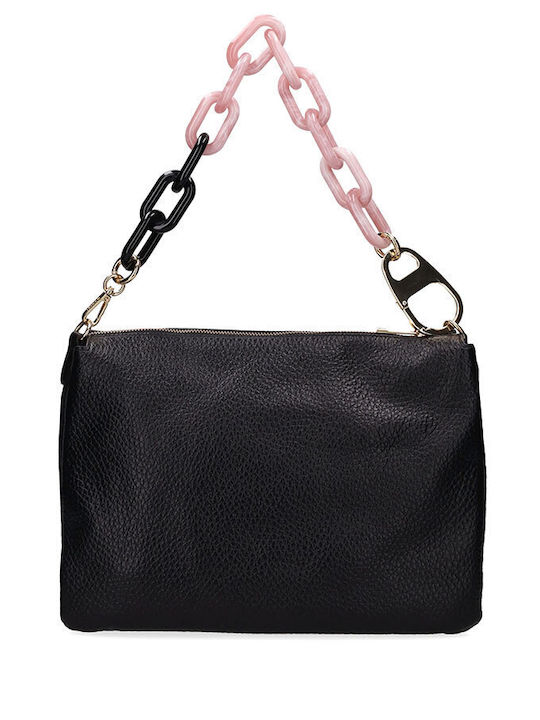 Women's Shoulder Bag Black / Pink