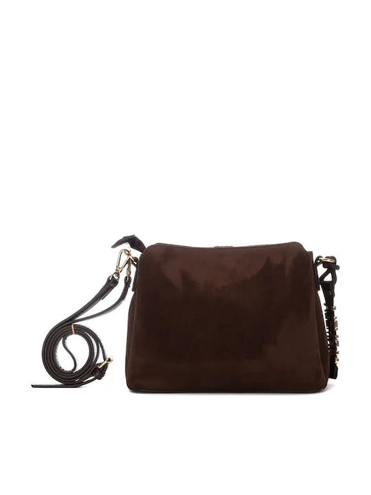 Damenhandtasche zum Umhängen / Schultertasche Braun