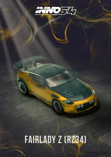 Top Secret Fairlady Z Rz34 Auriu 1:64 Model Car Inno64