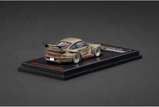 Macheta Rwb 993 Matte Green Car Model 1:64 Ignition