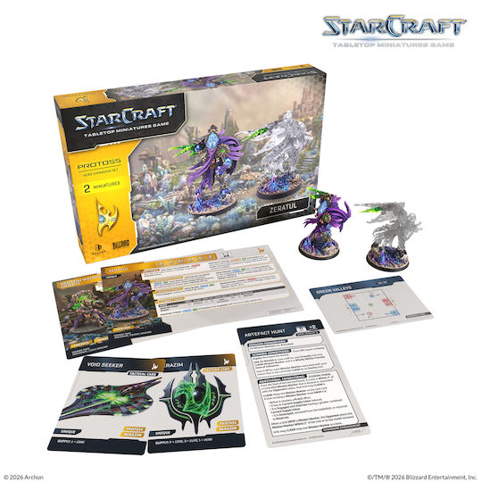 Starcraft Protoss Zeratul Hero Expansion Set 2 Miniatures English