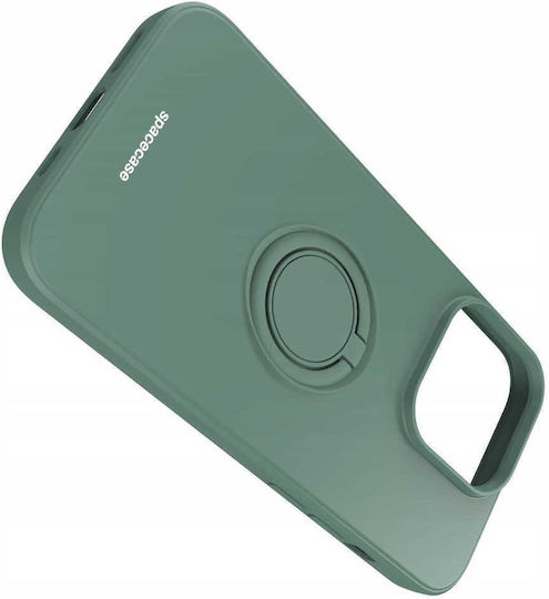 Spacecase Back Cover Σιλικόνης Πράσινο (iPhone 14 Pro)