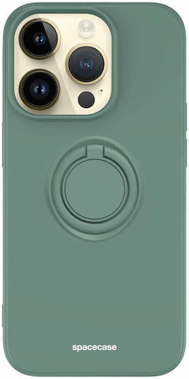 Spacecase Back Cover Σιλικόνης Πράσινο (iPhone 14 Pro)