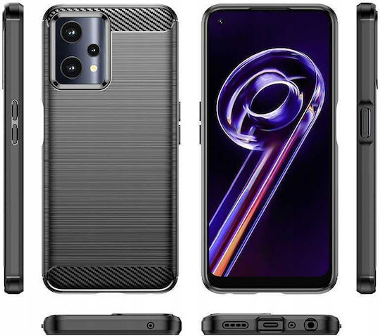 Spacecase Carbon Back Cover Schwarz (Realme 9 / 9 Pro+)