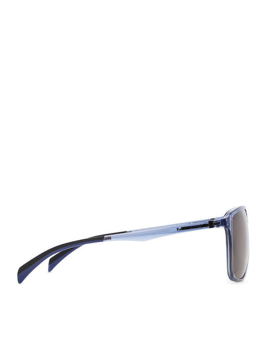 Unisex Γυαλιά Ηλίου Διάφανο / Μπλέ Polarized