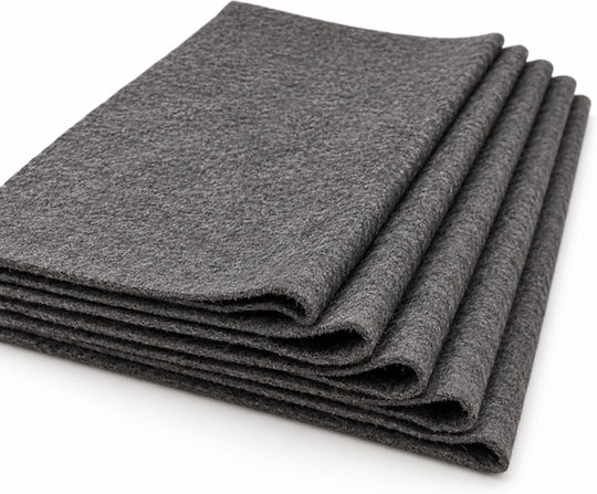 Set 15 Depox Magic Microfiber Cloths 38 × 29 Cm Gray