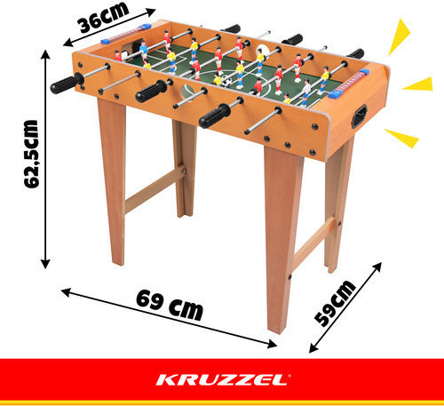 Kruzzel Stehender Holz-Fußballtisch