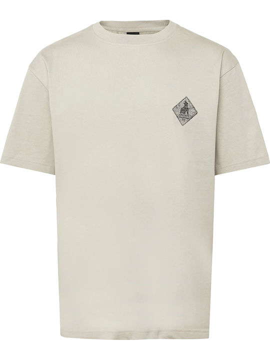 Boss T-shirt Μπεζ