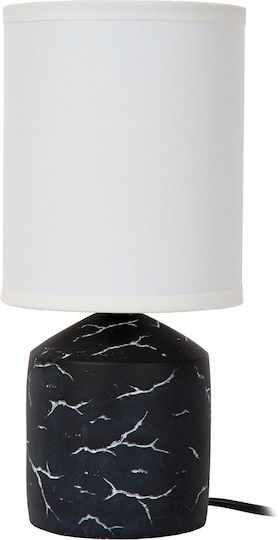 Lucide Lightning Table Lamp with Black Shade and Base