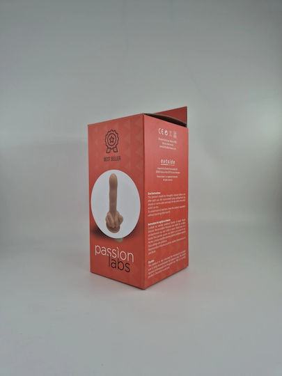 Passion Labs Dildo με Βεντούζα Flesh
