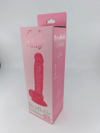 Guilty Toys Ρεαλιστικό Dildo με Βεντούζα Ροζ