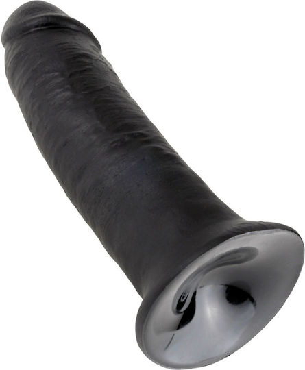 King Cock Ρεαλιστικό Dildo με Βεντούζα Μαύρο