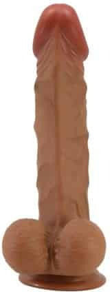 Realistic Dildo with Suction Cup Brown Dildo