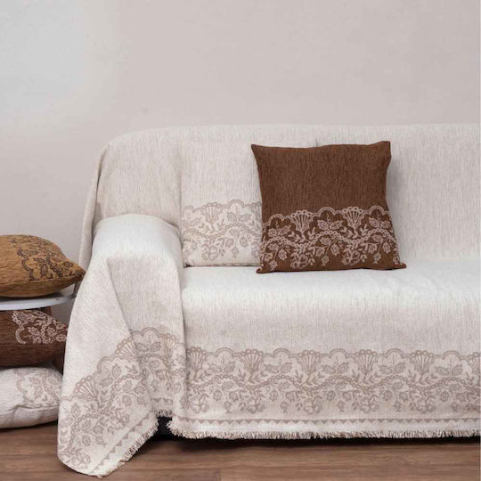 Anna Riska Μαξιλάρι Ivory 42x42εκ.