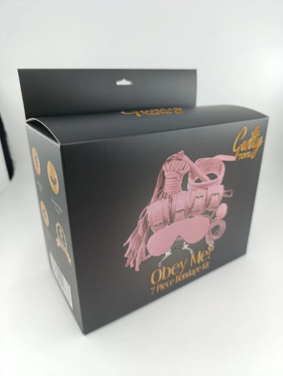 Guilty Toys BDSM Kit σε Ροζ Χρώμα 7τμχ