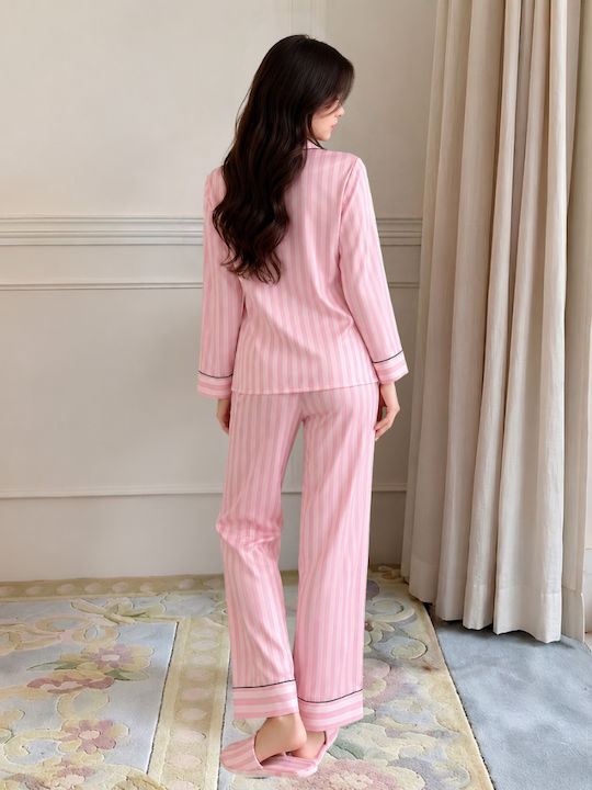 Chicret Set de Pijama de Iarnă pentru Damă Roz