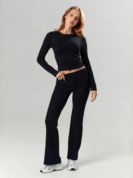 Chicret Bordeauxfarbenes Damen-Winterpyjama-Set