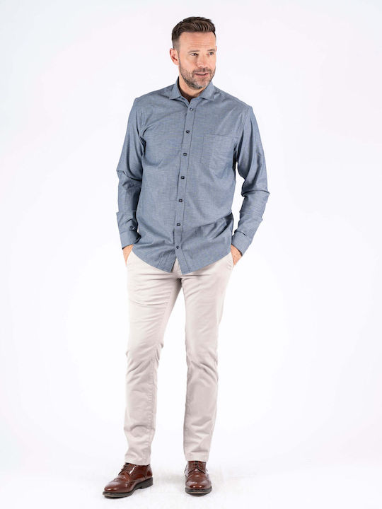 Long Sleeve Blue Shirt
