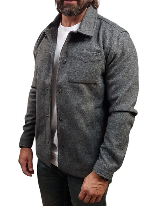 Marcus Makazim Overshirt Slim Fit 9500 Grey Melange