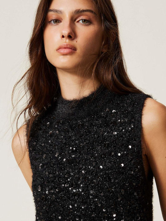 Mini-Abendkleid Schwarz