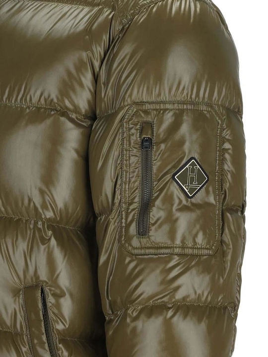 Khaki Puffer Jacket