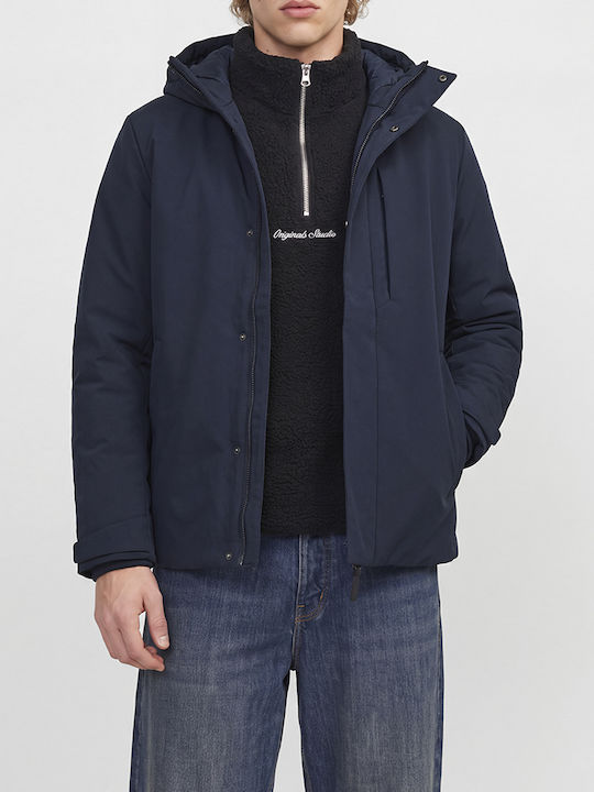 Jack & Jones Jjekeen Водоустойчиво Яке Тъмносиньо