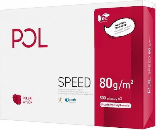 Polspeed офисна хартия A3 – 5 пакета, 2 500 листа в кашон