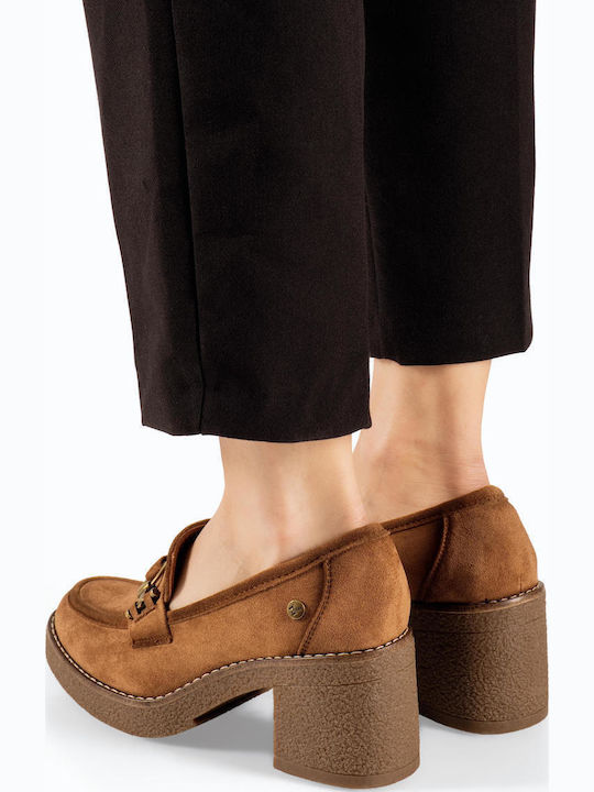 Suede Γυναικεία Loafers σε Ταμπά Χρώμα SD57106