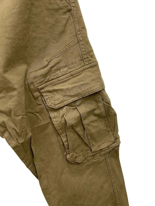 Cargo-Hose für Herren, Elastisch, Braun