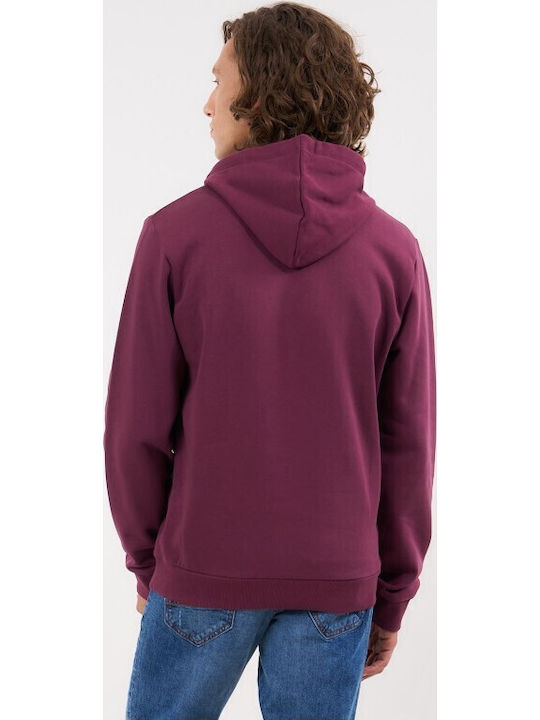 Hooded Sweatshirt Fig/Whitecap Grey