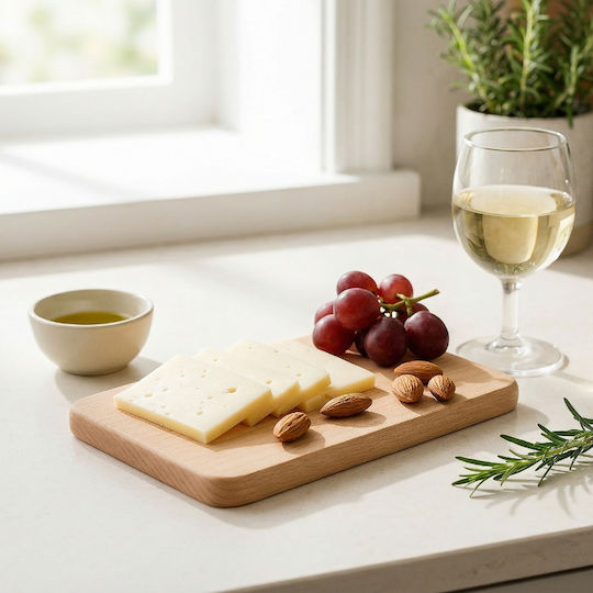 Creative Set Schneidebrett Holz Beige 22,5x12,5 cm 10 Stück
