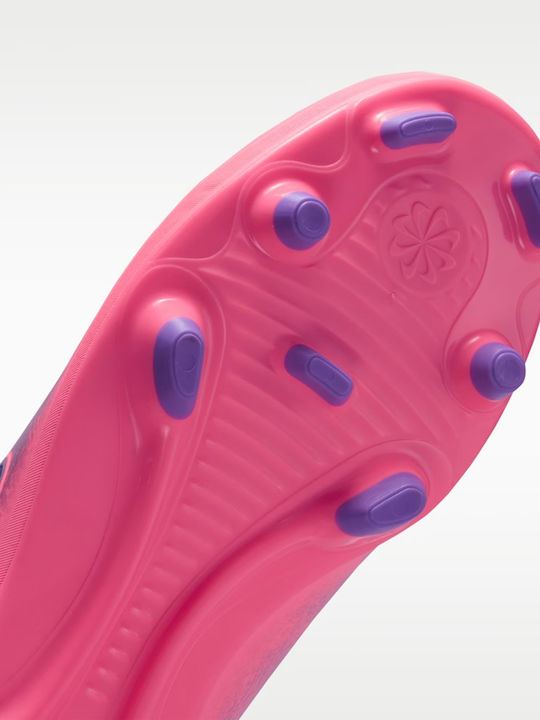 Vapor FG/MG Παιδικά Ποδοσφαιρικά Παπούτσια με Τάπες Ροζ
