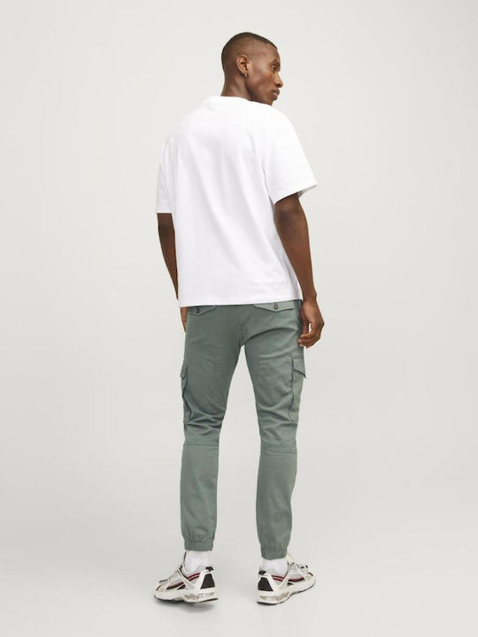 Jpstpaul Flake Cargo-Hose für Herren, elastisch, Regular Fit, Agave Green