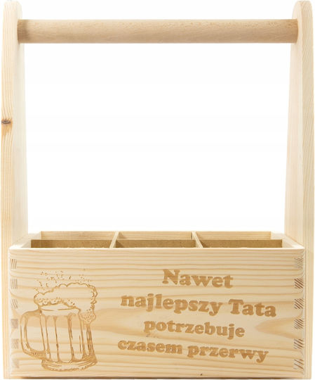 Holzbierkiste als Geburtstagsgeschenk